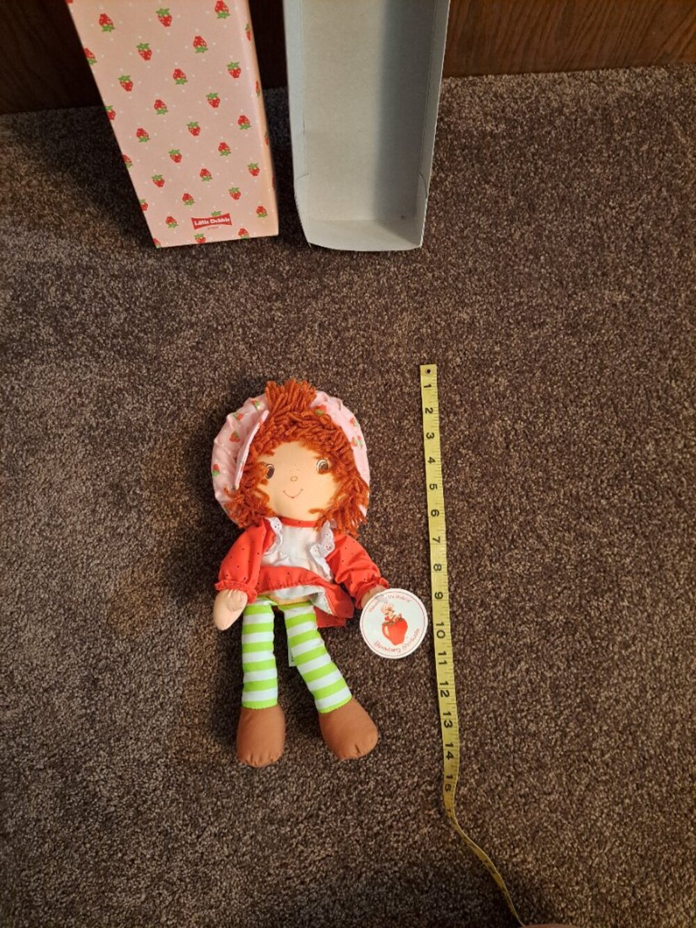 NWT Vintage Strawberry Shortcake cloth rag doll, special by Little Debbie Snacks - Picture 5 of 12